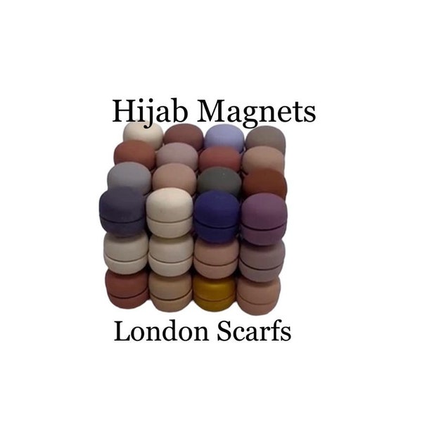 London Scarfs" Magnets Hijab Pins for Women Clothing Scarf Multi-Use