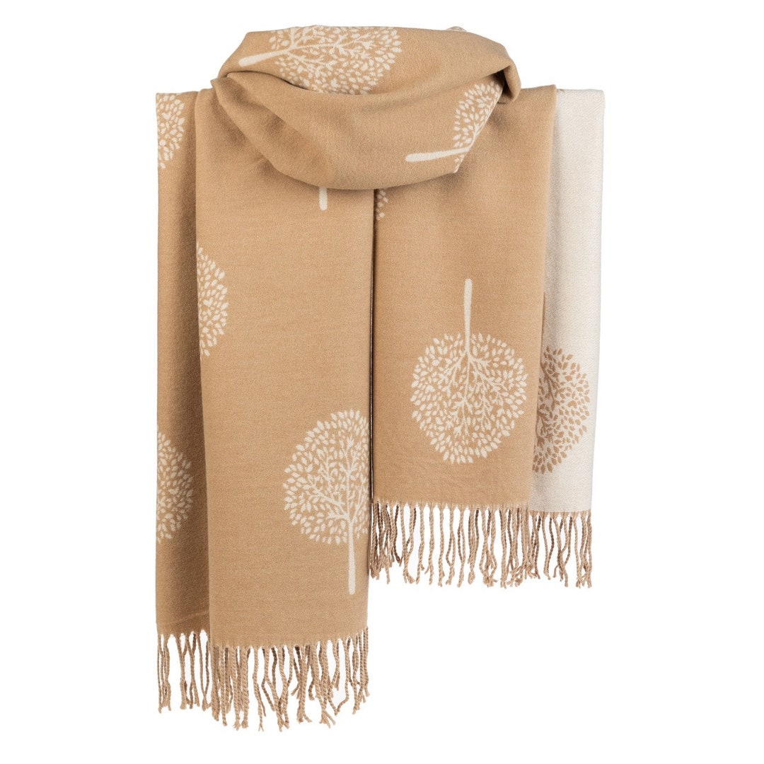 London Scarfs Mulberry Tree Scarf Reversible Long Cashmere Etsy UK