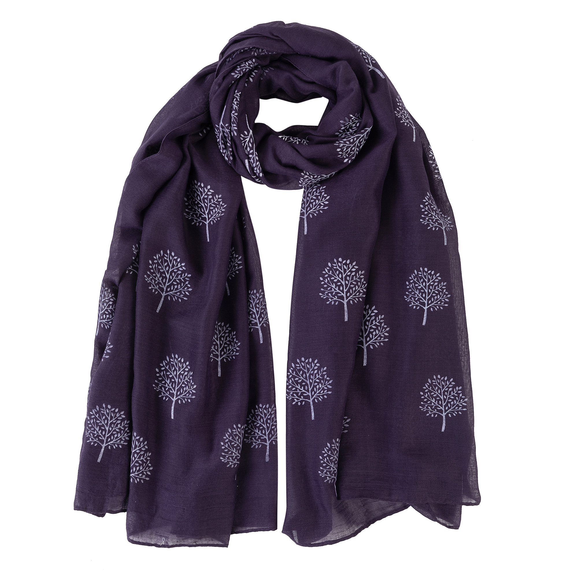 Purple Scarfs for Women Winter Fashion Women's Silk Scarf Luxury