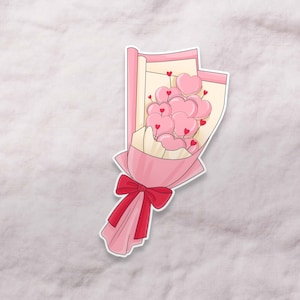 French Macaroon Stickers | French Dessert Die Cut | Heart Macaroon Decal | Sweet Bouquet | Grudge Stationery