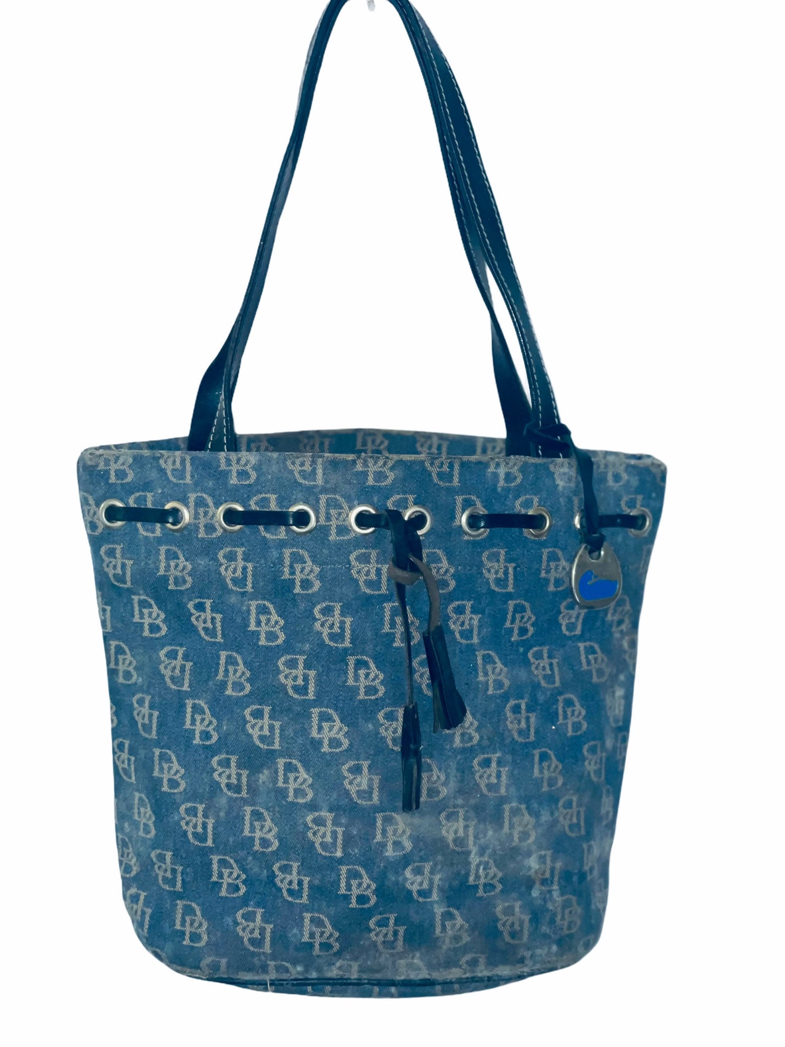 Authentic Dooney and Bourke denim bucket bag Etsy