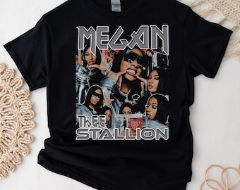 Édition limitée Megan Thee Stallion Shirt Tour 2024, chemise vintage Megan Thee Stallion des années 90, rappeuse Megan Thee Stallion Tour 2024 vêtements