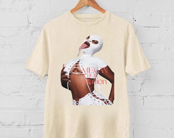 T-shirt essentiel Megan Thee Stallion, chemise Megan Thee Music Stallion, chemise Megan Thee Stallion, chemise vintage Megan Thee Stallion des années 90