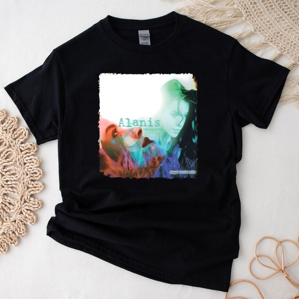 Album Jagged Little Pill d'Alanis, Alanis Morissette années 90, T-shirts Alanis Tour, T-shirt Jagged Little Pill, T-shirts Alanis Tour