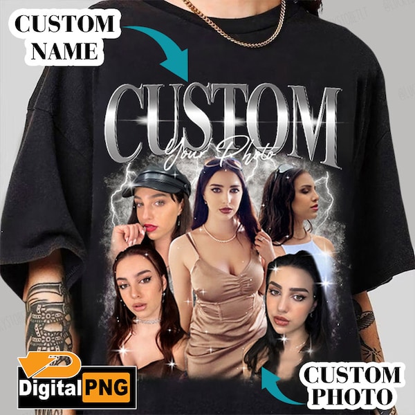Custom Bootleg Rap Png File, Custom Design Your Own with Text And Picture, Gifts for Girlfriend or Boyfriend, Digital Download