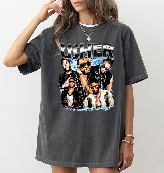 Vintage Usher 90s Shirt, Retro Usher Graphic Tee, Usher Rap Hip 