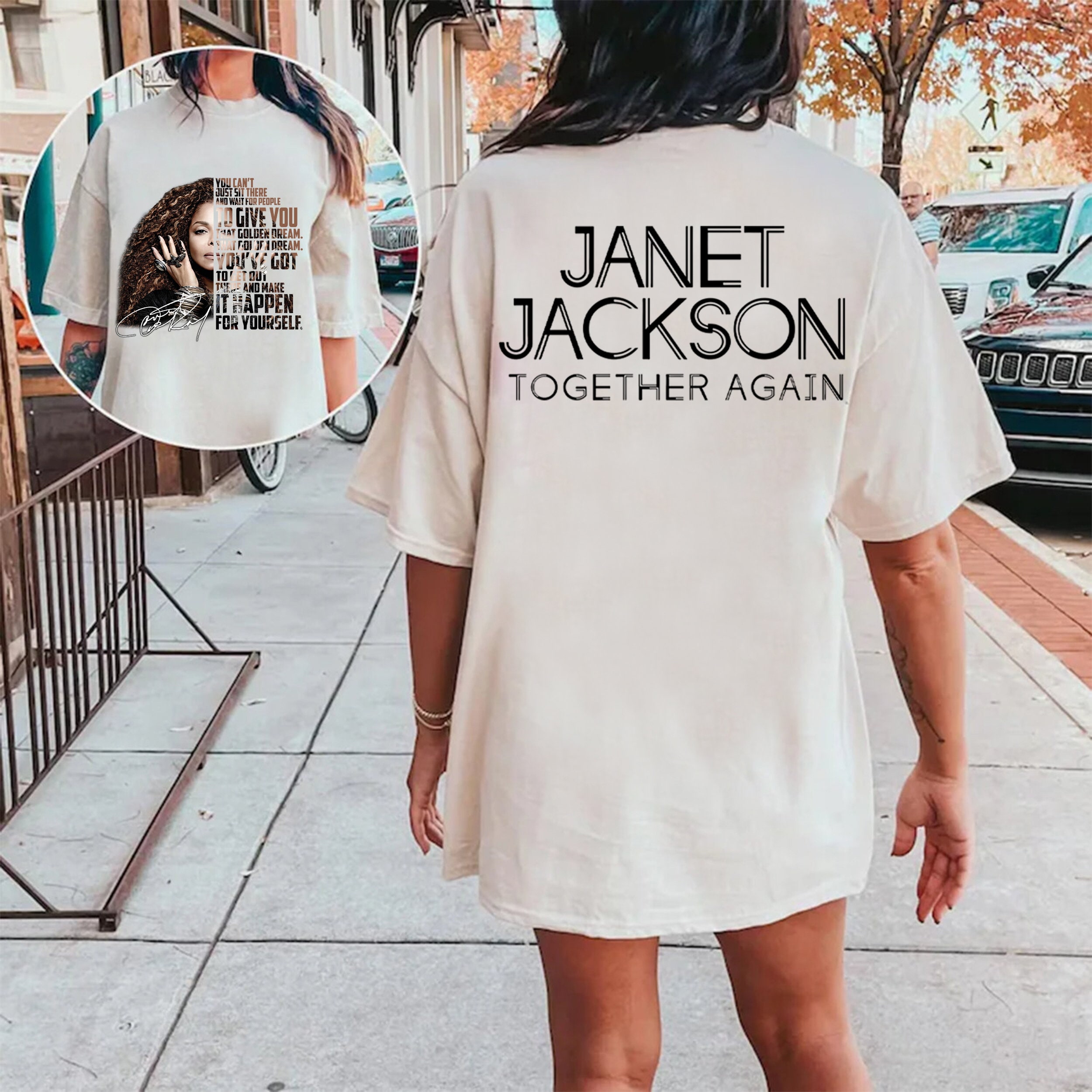 Janet Jackson Together Again 2024 Tour 2 Side Shirt, Janet