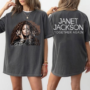 Graphic Janet Jackson Shirt, Janet Jackson Together Again
