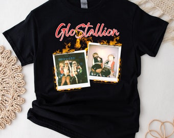 T-shirt graphique Meg and Glo Wannabe, Glostallion, Wannabe, Megan Thee Stallion, Glorilla, T-shirt Hot Girl Summer Tour 2024