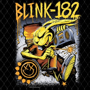 Combo 20 File Png Blink 182, Pop Punk Band Design, 182 World Tour 2024 Png, Digital Download zdjęcie 6