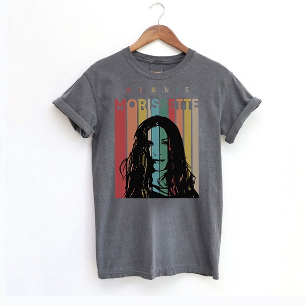 Cadeau Alanis Morissette Tour 2023 rétro pour fan, chemise Alanis Morissette The Triple Moon Tour 2024, cadeau Alanis Morissette pour fan