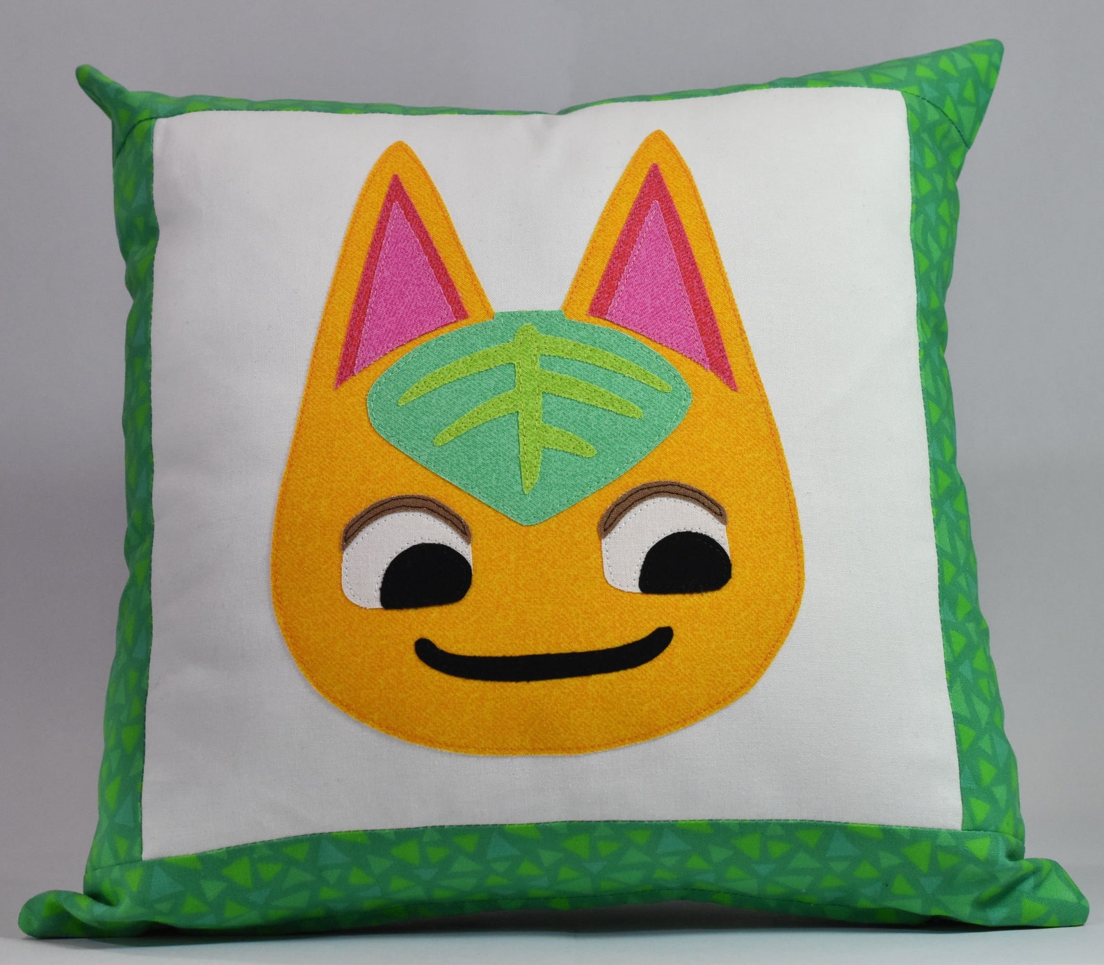 Animal Crossing Tangy Applique Pillow Etsy