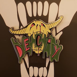 Decay Skull Enamel Pin