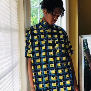 Afrikanische Hemden | Hemden |Ankara Hemden| Herrenbekleidung | Herrenhemden