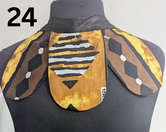 Ankara Collar Necklace: African Print Bib Choker
