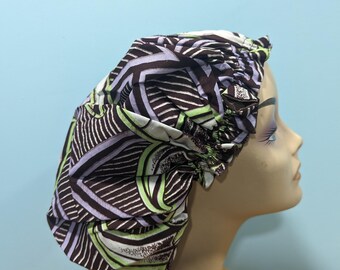 Gorro con forro de satén de Ankara: accesorio protector para el cabello