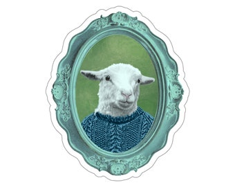 Lamb Fantasy Horror Movie Ada Portrait Stickers A24