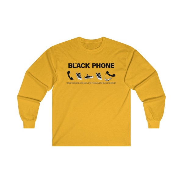 The Black Phone Finney Fights The Grabber Advice Design Derrickson Cargill Joe Hill Long Sleeve