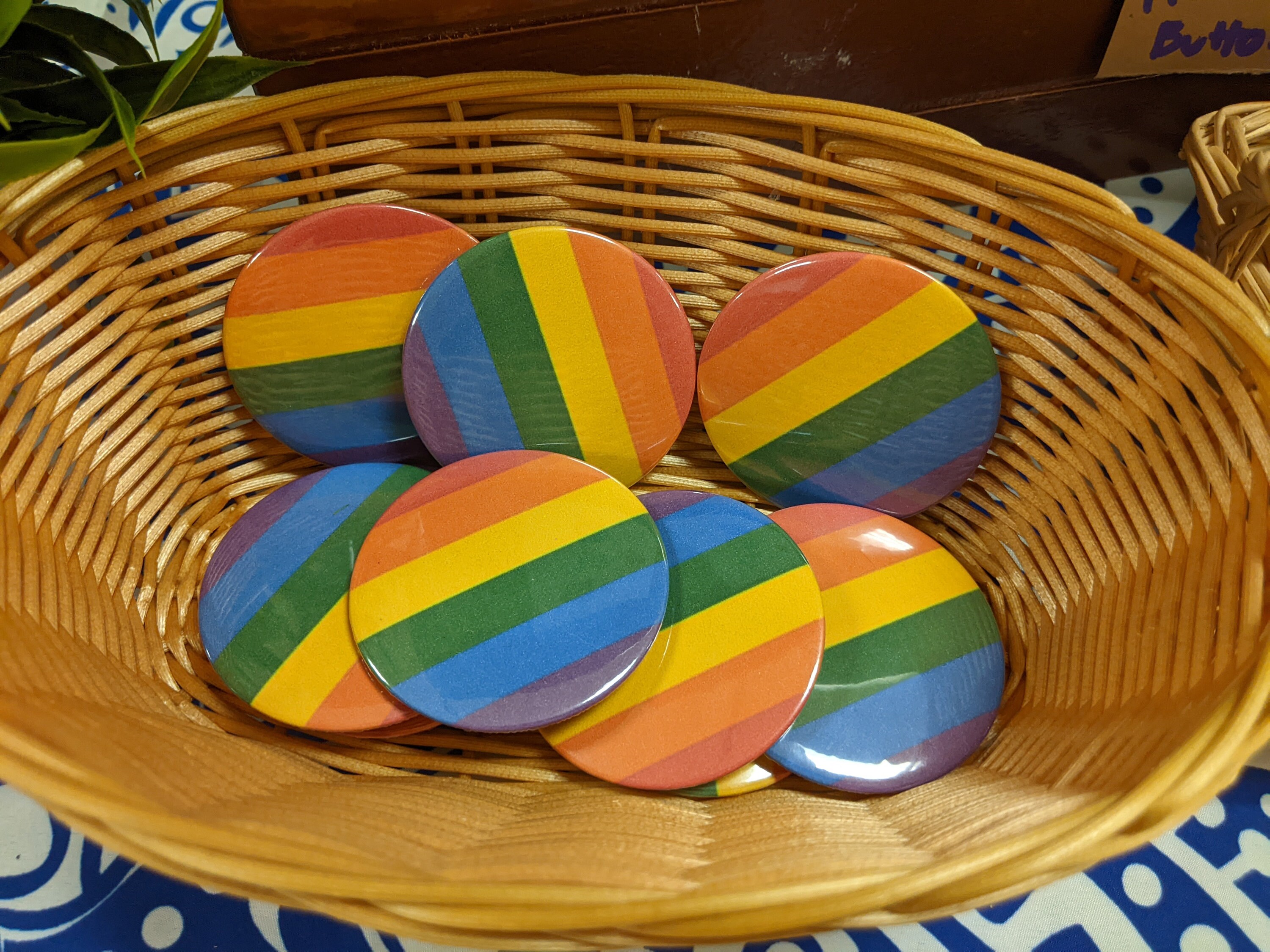 Pride Buttons Pride Flag Buttons - LGBT Queer Owned | 2” Metal Pinback Badges - Etsy