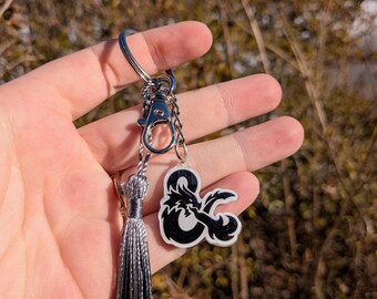 Tabletop Roleplaying Game Keychain | Handmade - Great for backpacks, purses, keys, and lanyards
