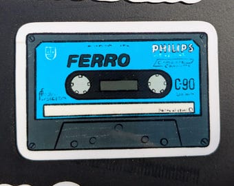 Cassette Tape Magnet | UV and Water Resistant for Fridge or Car Bumper