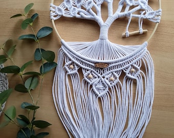 Traumfänger | Baum des Lebens | Makramee Wandbehang | Tree of life | Macrame Homedecor | Deco