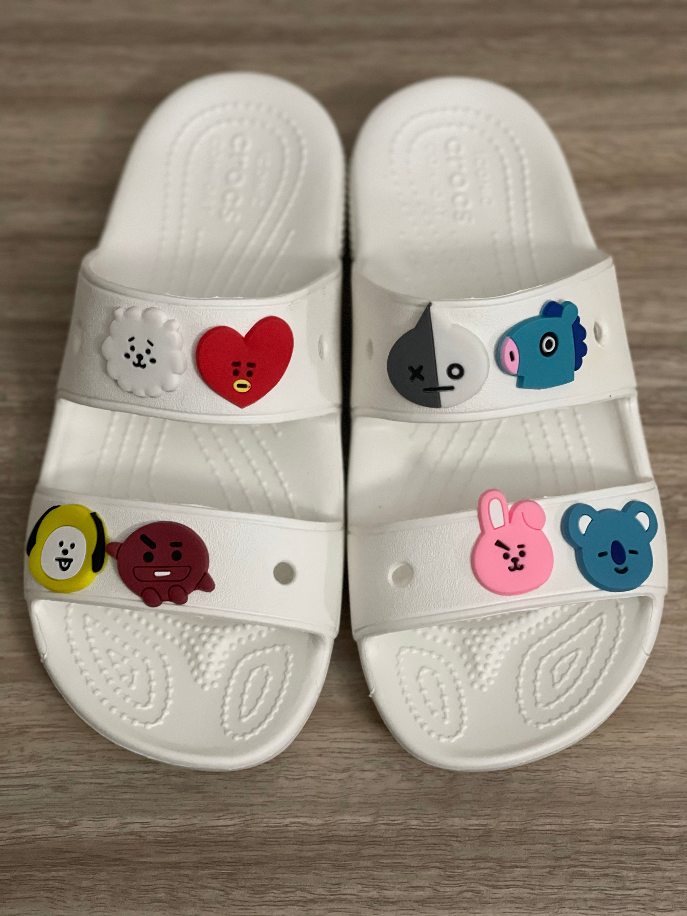 Shoe Charms BTS Inspired BT21 Crocs Charms BT21 Jibbits - Etsy