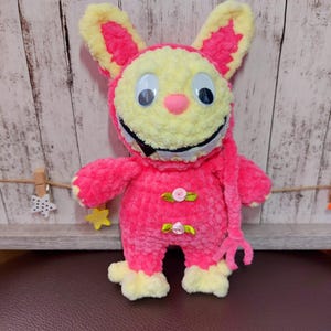 Labubu Crochet, Plush Toy, Labubu Monster, Kawaii Plushie, labubu amigurumi, Labubu Gift, lafufu, Plushie bunny, Monster bunny, laboo