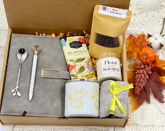 Cozy Hygge Gift Box, Self Care Gift Box, Fall Gift Box, Holiday Gifts, Gift Set For Her Mom, Miss You, Sending A Hug, Gift For Colleagues