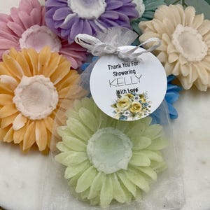Floral Soap Favors Sunflower Soap For Bridal Shower Flower Baby Shower Soap Bachelorette Party Favor Wedding Soap Favor Spring Soap Favors