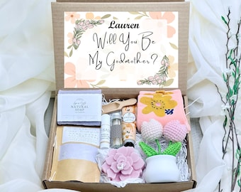 Will you be my Godmother proposal gift, gift for Godparent, Godmother self care, gift for Godmom, Godma gifts, Care Package for Godmother