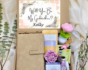 Will you be my Godmother proposal gift, gift for Godparent, Godmother self care, gift for Godmom, Godma gifts, Care Package for Godmother