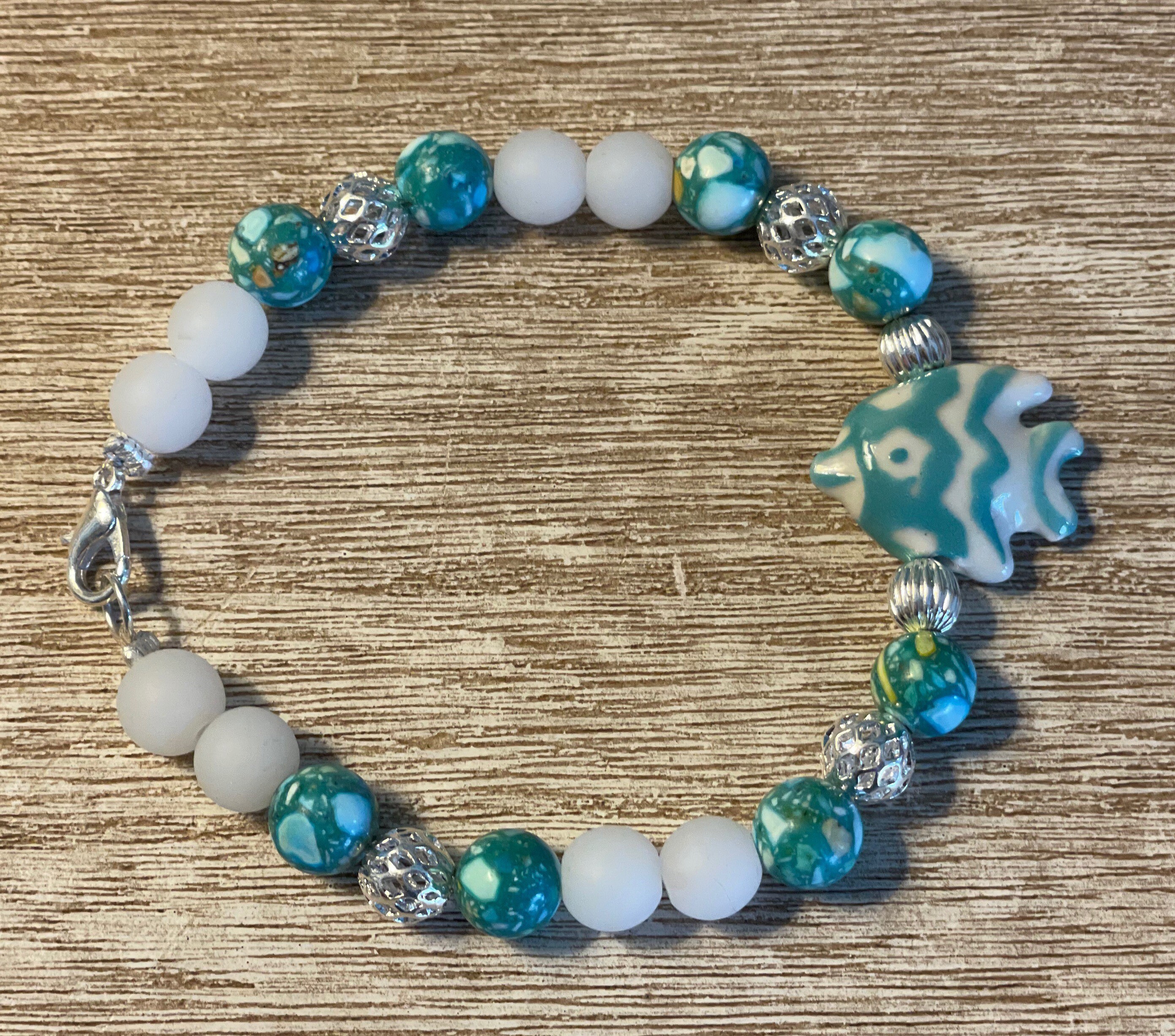 Ceramic Fish Bracelet Etsy