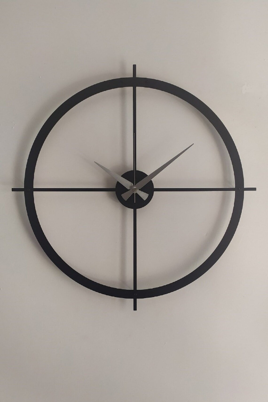 Metal Clock Wall Art Metal Clock Art Metal Wall Decor Wall Etsy