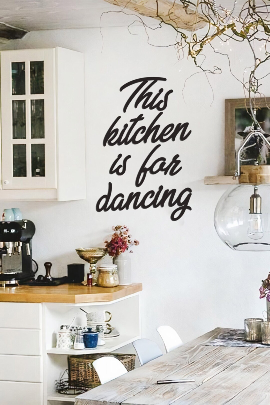 This Kitchen is for Dancing Metall Wall Art Kitchen Metal Etsy