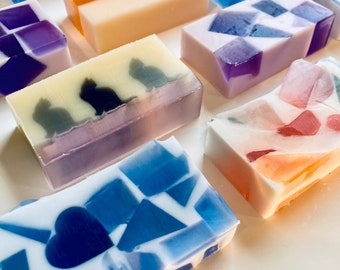 Custom Vegetable Glycerin Soap Loaf, Custom Scent & Design, Vegan Soap, Perfect Holiday Soap Gift, Ships Fast and Free, Custom Glycerin Soap