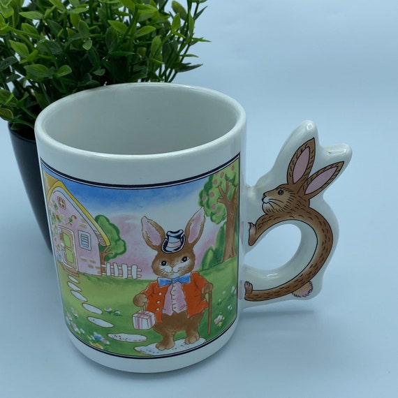 Country Bunny Mug White Country Bunny Mug White