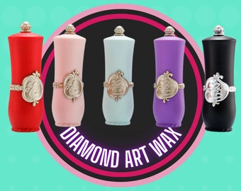 Diamond Painting Wax  | Drill Dot Pen Wax |  Rhinestones Bead Embroidery Nail Art Clay Wax | Protected Wax | Round Square Drill Gem Dots