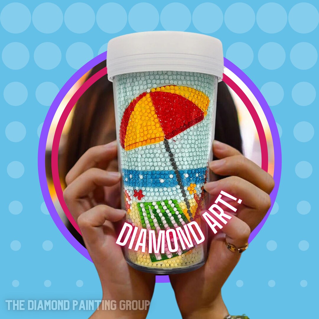 Diamond Painting Kit Tumbler Diamond Art Cup Kid Craft Idea Diamond Art