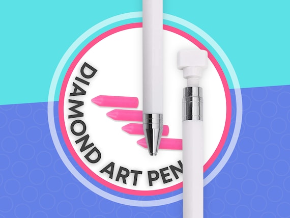 Refillable Diamond Painting Wax Pen | Drill Dot Point Pen | Diamond Art Bead Embroidery Nail Crafting Pens Round or Square Drill Gem Dots