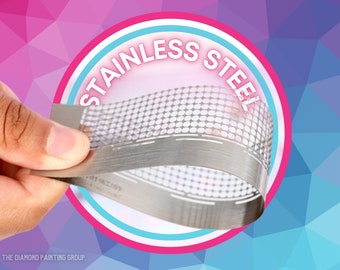 Stainless Steel Diamond Painting Ruler - Alignment Tool For Round Drill Diamond Art