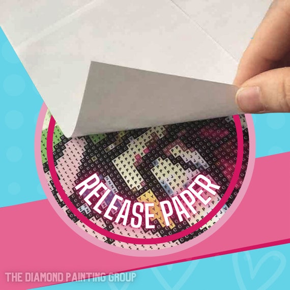 Diamond Painting Release Paper | Diamond Art Tool | Adhesive Paper | Diamond Art Canvas Paper | Protects Glue on Diamond Art Canvas