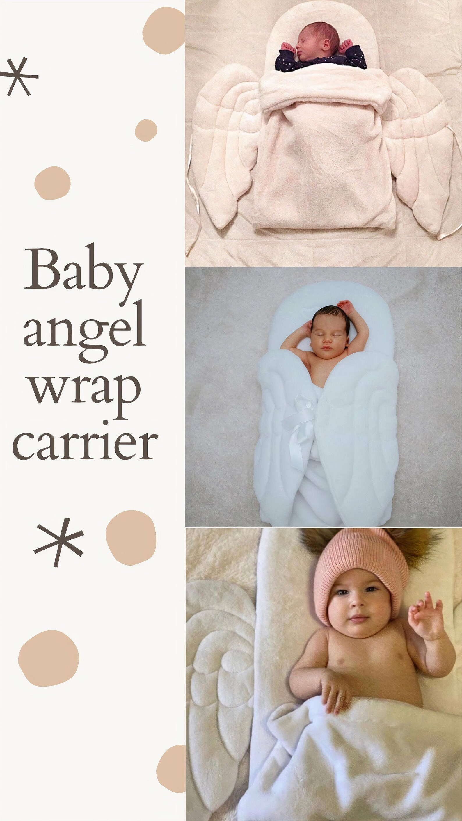 Angel Wings Baby Wrap/ Baby Carrier/ Baby Nest With Pillow and Etsy