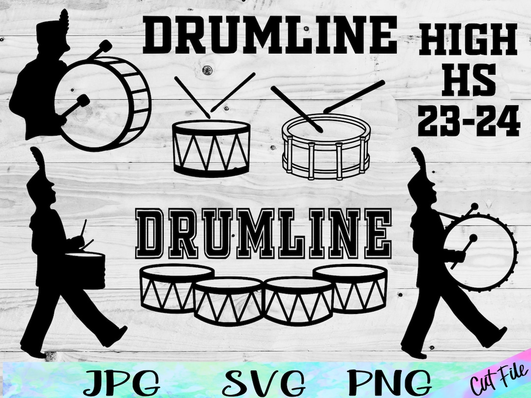 Marching Band SVG, Drumline SVG, Drum Major SVG, Snare Drum Svg, Band