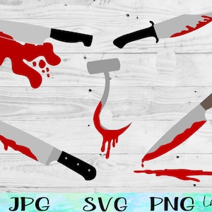 Bloody Knife SVG, Horror Knives SVG, Crime Scene SVG, Blood Drip Svg, Serial Killers Svg, Splatter Svg, Blood Svg, Halloween Knives Svg