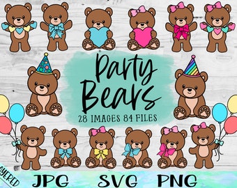 Teddy Bear SVG, Teddy Bear Clipart, Teddy Bear PNG, Brown Bear Silhouette, Baby Bear Onesie File, Teddy Bear Shirt File, Brown Bear Art
