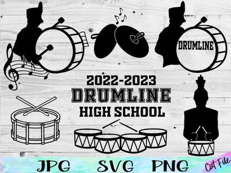 Drumline SVG Marching Band SVG Drum Major SVG Snare Drum Etsy