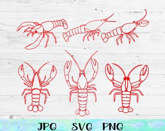 Crawfish Svg File, Crawfish Png File, Crawfish JPG File, Crawfish Shirt File, Crawfish Clipart, Crawfish Sublimation, Crawfish Art, Crawfish