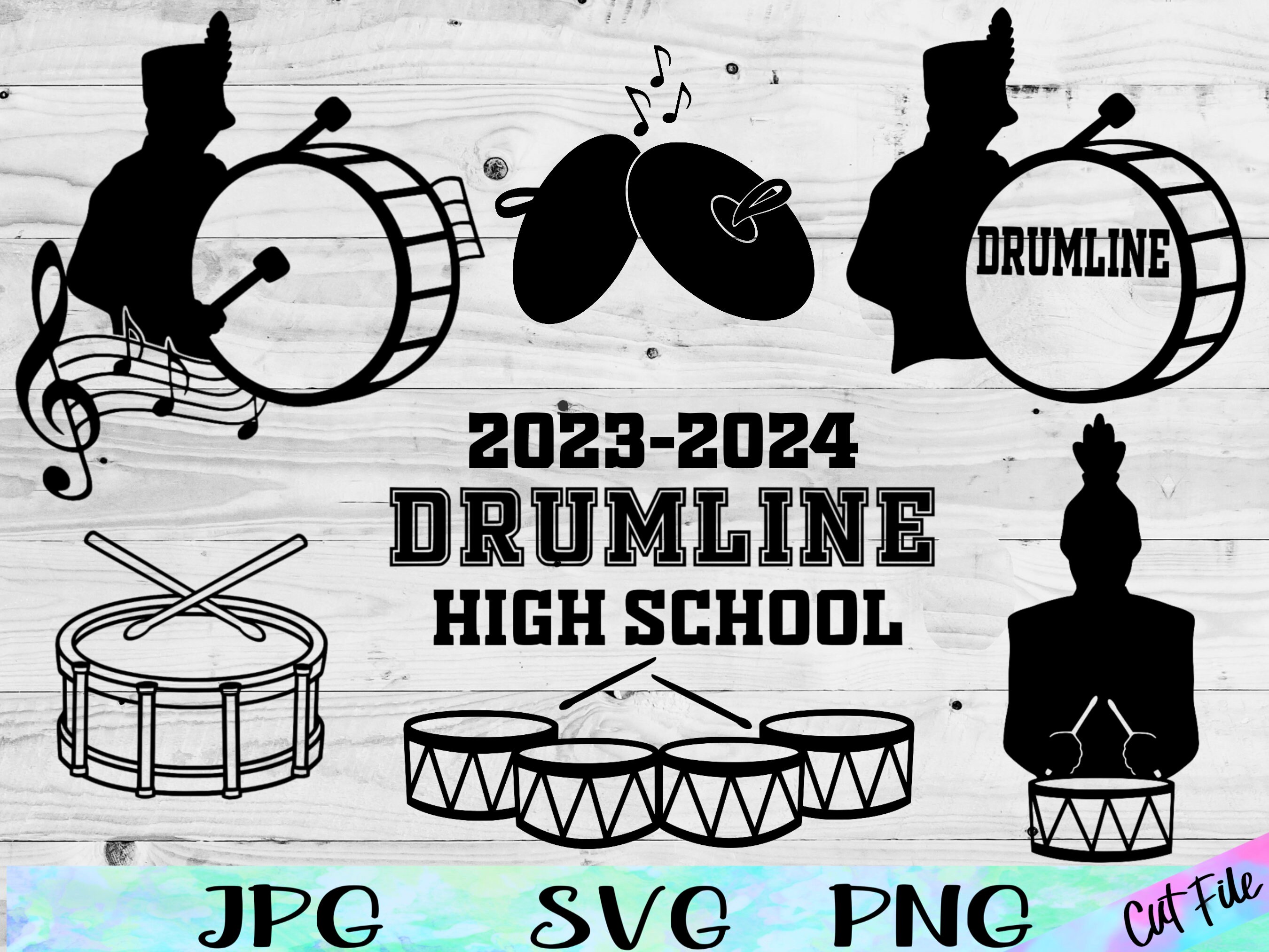 Quad Drums Svg - Etsy