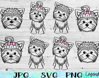 Yorkie Mom SVG, Yorkie SVG, Yorkie PNG, Yorkshire Terrier Dog Face Svg, Yorkie Dog Mom Svg, Yorkie Fur Mom Svg, Yorkie Dad Svg, Cute Dog Svg